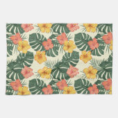 Linge De Cuisine Jardin tropical d'Hibiscus (Horizontal)