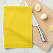 Linge De Cuisine jaune (Quart Plié)