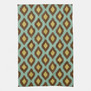 Linge De Cuisine Jaune bleu kikat moderne
