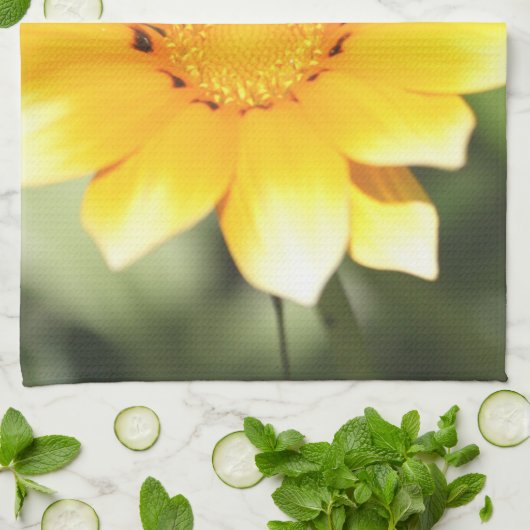 Linge De Cuisine Jaune clair (Plié)