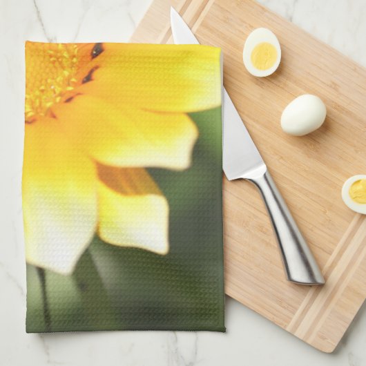 Linge De Cuisine Jaune clair (Quart Plié)