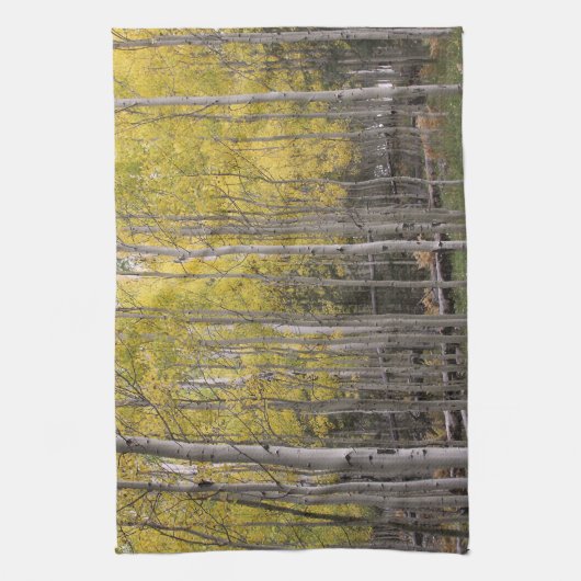 Linge De Cuisine Jaune d'Aspen (Vertical)