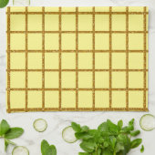 Linge De Cuisine Jaune Doré (Plié)