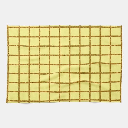 Linge De Cuisine Jaune or (Horizontal)