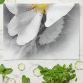 Linge De Cuisine jaune sur des nuances de gris (Plié)