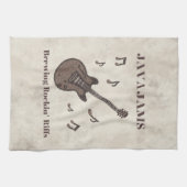 Linge De Cuisine Java Jams-Brassin' Riffs Endiablés-Café-Guitare- (Horizontal)