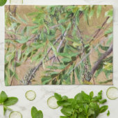 Linge De Cuisine Jay bleu sur le myrte de cire (Plié)