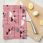 Linge De Cuisine Jazz moderne - Rose e3868f (Quart Plié)