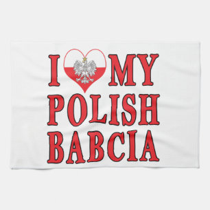 Linge De Cuisine J'Coeur Mon Polonais Babcia