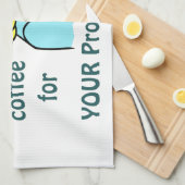 Linge De Cuisine Je Bois Du Café (Quart Plié)