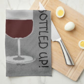 Linge De Cuisine Je Bois Du Vin ... (Quart Plié)