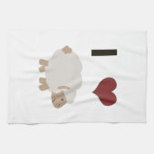 Linge De Cuisine Je coeur (amour) Ewe (toi) (Horizontal)