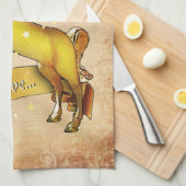 Linge De Cuisine Je crois aux licornes (Quart Plié)