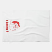 Linge De Cuisine "Je crois que Père Noël Christmas Towel" (Horizontal)