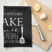 Linge De Cuisine Je Cuis Parce Que Punch Les Gens Froid Sur Le Nom (Quart Plié)