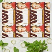 Linge De Cuisine Je joue à Mozart_ (Plié)