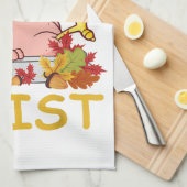 Linge De Cuisine Je L'Aime Moist Funny Turquie Dîner Thanksgiv (Quart Plié)