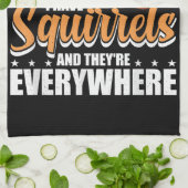 Linge De Cuisine Je n'ai pas mes canards dans une rangée j'ai des é (Plié)