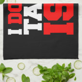 Linge De Cuisine Je ne parle pas ISH (Plié)