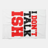 Linge De Cuisine Je ne parle pas ISH (Horizontal)