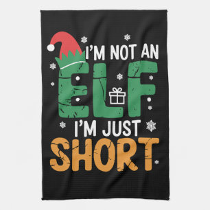 Linge De Cuisine Je Ne Suis Pas Un Elfe Juste De Courtes Noël Drôle