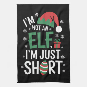 Linge De Cuisine Je ne suis pas un elfe juste un court Noël drôle N