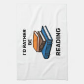 Linge De Cuisine Je préfère lire (Vertical)