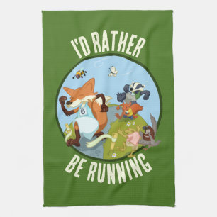 Linge De Cuisine Je Préférerais Courir Fox & Badger Woodland Race