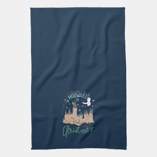 Linge De Cuisine Je Préférerais Rester À Hogwarts Ce Noël (Vertical)