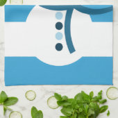 Linge De Cuisine Je rêve d'un bonhomme blanc (Plié)