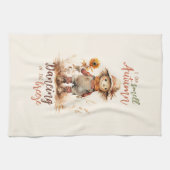 Linge De Cuisine Je Sens L'Automne - Brute Rustique & Tournesol (Horizontal)