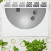 Linge De Cuisine Je Suis Beau Je Suis Bon Bowling Grey (Plié)