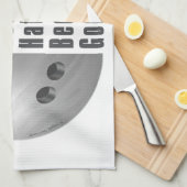 Linge De Cuisine Je Suis Beau Je Suis Bon Bowling Grey (Quart Plié)