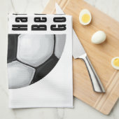 Linge De Cuisine Je Suis Beau Je Suis Bon Soccer Ball (Quart Plié)