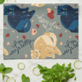 Linge De Cuisine Je suis chat tellement joli ! (Plié)