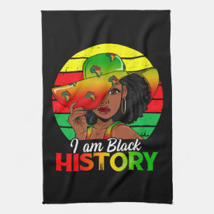 Linge De Cuisine Je suis l'histoire noire Afrique Amérique