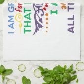 Linge De Cuisine Je suis reconnaissant (Plié)