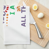 Linge De Cuisine Je suis reconnaissant (Quart Plié)