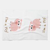 Linge De Cuisine Je suis un cochon (Horizontal)