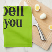 Linge De Cuisine "Je T'Ai Mis Un sort" (Quart Plié)