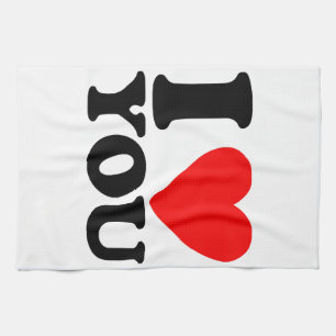 Linge De Cuisine Je T'Aime