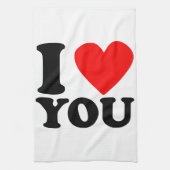 Linge De Cuisine Je T'Aime (Vertical)