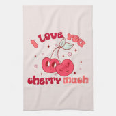 Linge De Cuisine Je T'Aime Beaucoup Cherry (Vertical)