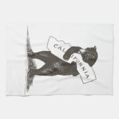 Linge De Cuisine Je T'Aime Californie (Horizontal)