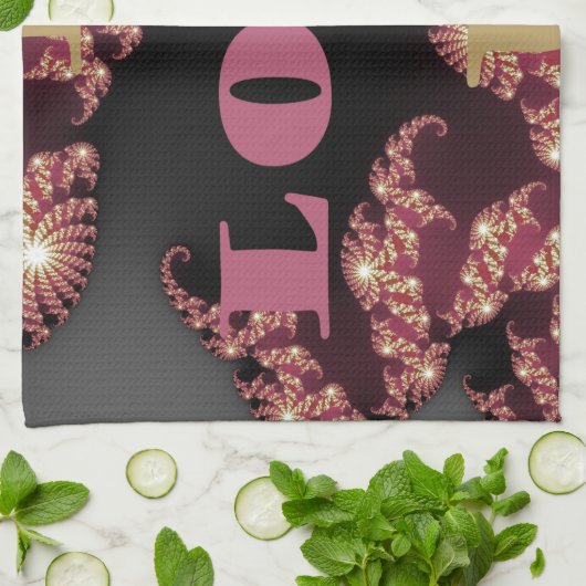 Linge De Cuisine Je T'Aime Chérie (Plié)