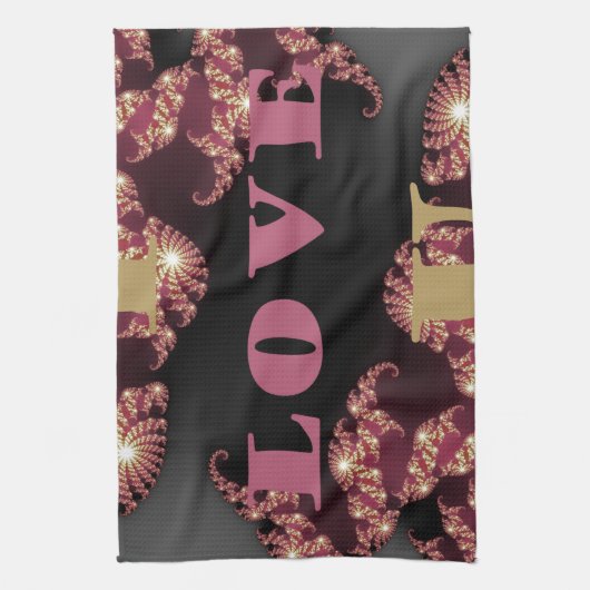 Linge De Cuisine Je T'Aime Chérie (Vertical)