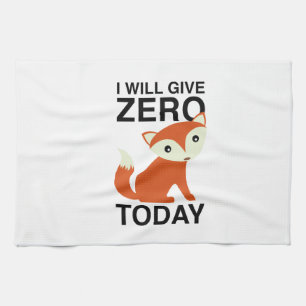 Linge De Cuisine Je Vais Donner Zero Fox Aujourd'Hui