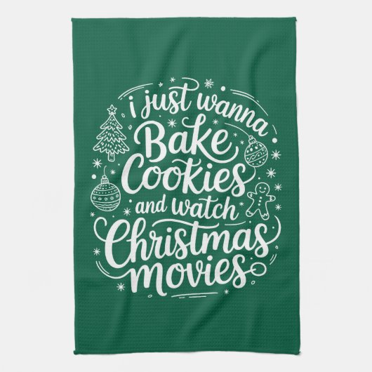 Linge De Cuisine Je Veux Juste Cuire Des Cookies Regarder Les Films (Vertical)