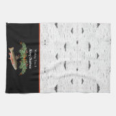 Linge De Cuisine Je vous souhaite une truite de Noël joyeuse (Horizontal)