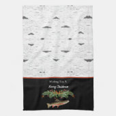 Linge De Cuisine Je vous souhaite une truite de Noël joyeuse (Vertical)